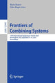 Book cover of: Frontiers of Combining Systems. By: Boris Konev
