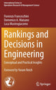 Book cover of: Rankings and Decisions in Engineering. By: Fiorenzo Franceschini