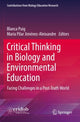 Book cover of: Critical Thinking in Biology and Environmental Education. By: Blanca Puig