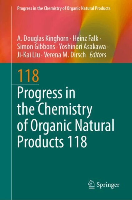 Book cover of: Progress in the Chemistry of Organic Natural Products 118. By: A. Douglas Kinghorn