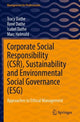 Book cover of: Corporate Social Responsibility (CSR), Sustainability and Environmental Social Governance (ESG). By: Tracy Dathe