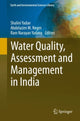 Book cover of: Water Quality, Assessment and Management in India. By: Shalini Yadav