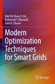 Book cover of: Modern Optimization Techniques for Smart Grids. By: Adel Ali Abou El-Ela