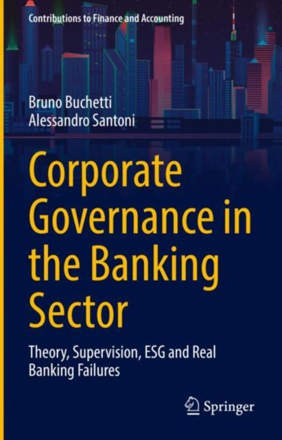 Book cover of: Corporate Governance in the Banking Sector. By: Alessandro Santoni