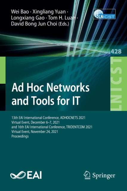 Book cover of: Ad Hoc Networks and Tools for IT. By: Wei Bao