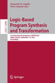 Book cover of: Logic-Based Program Synthesis and Transformation. By: Emanuele De Angelis