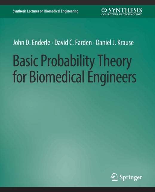 Book cover of: Basic Probability Theory for Biomedical Engineers. By: John Enderle