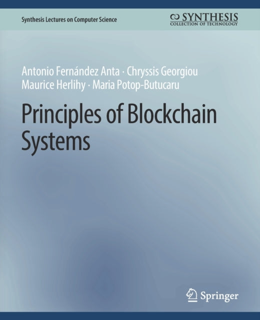 Book cover of: Principles of Blockchain Systems. By: Fernández Antonio