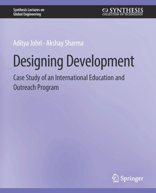 Book cover of: Designing Development. By: Aditya Johri