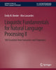Book cover of: Linguistic Fundamentals for Natural Language Processing II. By: Emily M. Bender