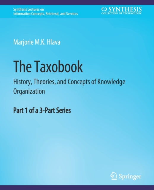 Book cover of: Taxobook. By: Marjorie Hlava