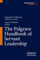 Book cover of: Palgrave Handbook of Servant Leadership. By: Satinder Dhiman