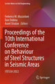 Book cover of: Proceedings of the 10th International Conference on Behaviour of Steel Structures in Seismic Areas. By: Federico M. Mazzolani