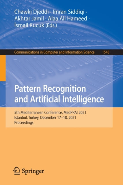 Book cover of: Pattern Recognition and Artificial Intelligence. By: Chawki Djeddi
