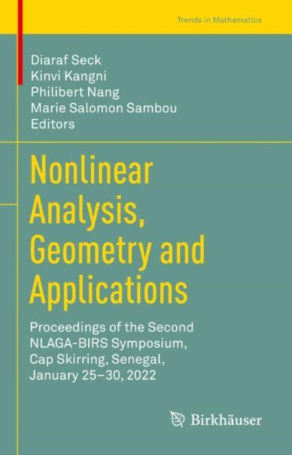 Book cover of: Nonlinear Analysis, Geometry and Applications. By: Diaraf Seck
