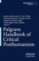 Book cover of: Palgrave Handbook of Critical Posthumanism. By: Stefan Herbrechter