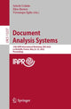 Book cover of: Document Analysis Systems. By: Seiichi Uchida