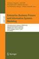 Book cover of: Enterprise, Business-Process and Information Systems Modeling. By: Adriano Augusto