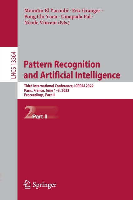 Book cover of: Pattern Recognition and Artificial Intelligence. By: Mounîm El Yacoubi