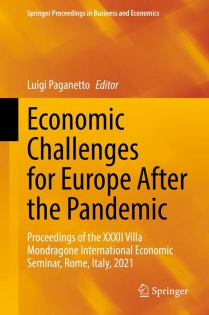 Book cover of: Economic Challenges for Europe After the Pandemic. By: Luigi Paganetto