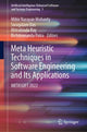 Book cover of: Meta Heuristic Techniques in Software Engineering and Its Applications. By: Mihir Narayan Mohanty