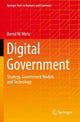 Book cover of: Digital Government. By: Bernd W. Wirtz