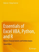 Book cover of: Essentials of Excel VBA, Python, and R. By: John Lee
