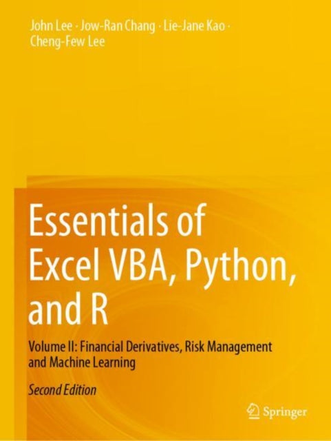Book cover of: Essentials of Excel VBA, Python, and R