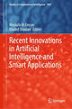 Book cover of: Recent Innovations in Artificial Intelligence and Smart Applications. By: Mostafa Al-Emran
