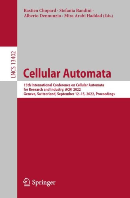 Book cover of: Cellular Automata. By: Bastien Chopard