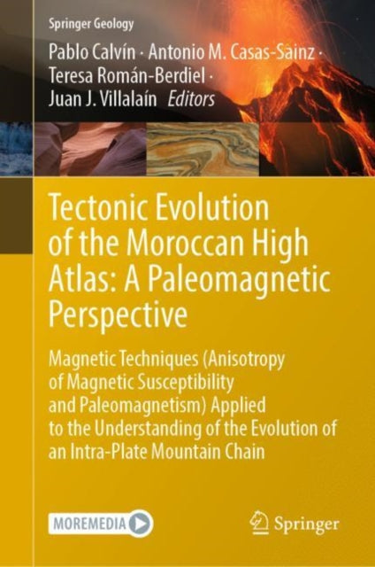 Book cover of: Tectonic Evolution of the Moroccan High Atlas: A Paleomagnetic Perspective. By: Pablo Calvín