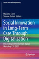Book cover of: Social Innovation in Long-Term Care Through Digitalization. By: Massimo Conti