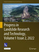 Book cover of: Progress in Landslide Research and Technology, Volume 1 Issue 2, 2022. By: Irasema Alcántara-Ayala
