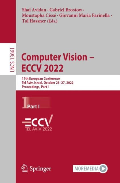 Book cover of: Computer Vision – ECCV 2022. By: Shai Avidan