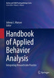 Book cover of: Handbook of Applied Behavior Analysis. By: Johnny L. Matson