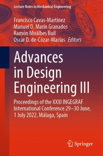 Book cover of: Advances in Design Engineering III. By: Francisco Cavas-Martínez