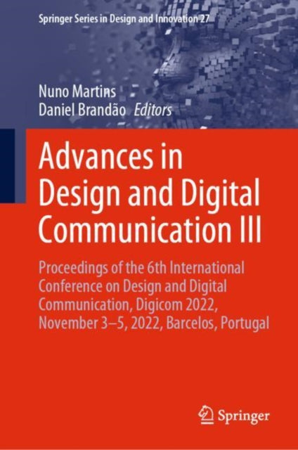 Book cover of: Advances in Design and Digital Communication III. By: Nuno Martins