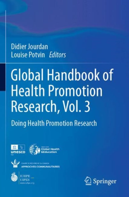 Book cover of: Global Handbook of Health Promotion Research, Vol. 3. By: Didier Jourdan
