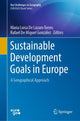 Book cover of: Sustainable Development Goals in Europe. By: María Luisa de Lázaro Torres