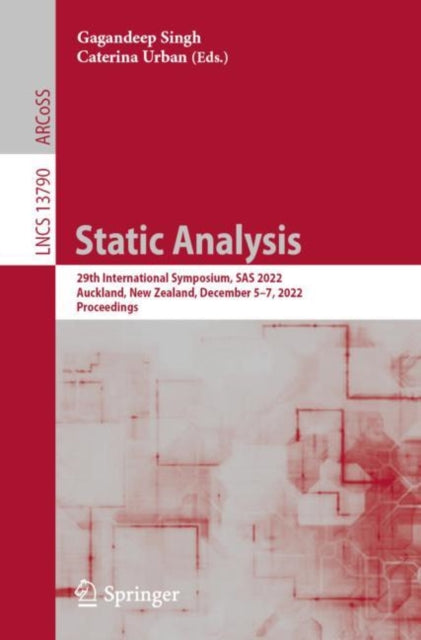 Book cover of: Static Analysis. By: Gagandeep Singh