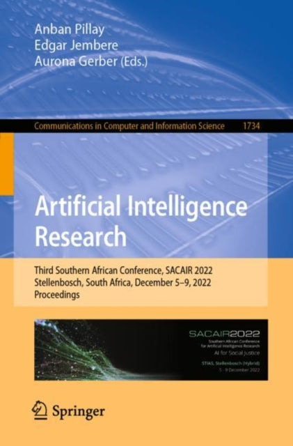 Book cover of: Artificial Intelligence Research. By: Anban Pillay