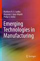 Book cover of: Emerging Technologies in Manufacturing