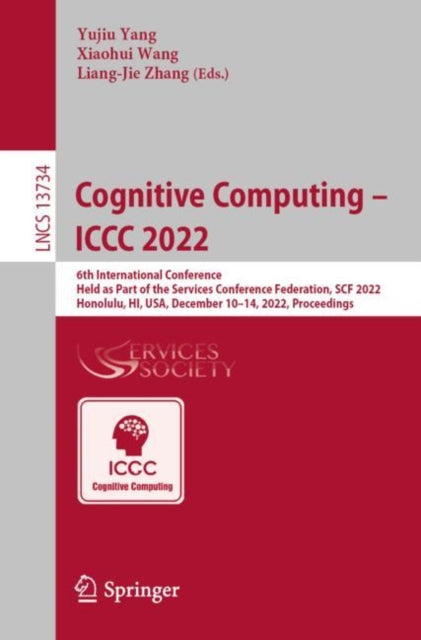 Book cover of: Cognitive Computing – ICCC 2022. By: Yujiu Yang