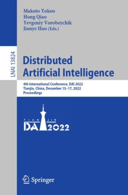 Book cover of: Distributed Artificial Intelligence. By: Makoto Yokoo
