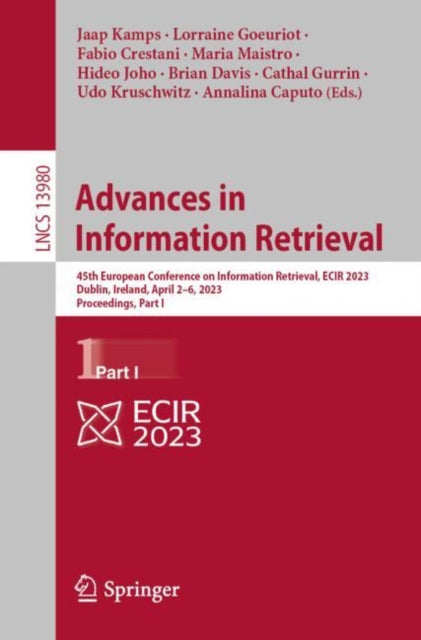 Book cover of: Advances in Information Retrieval. By: Jaap Kamps