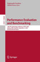 Book cover of: Performance Evaluation and Benchmarking. By: Raghunath Nambiar