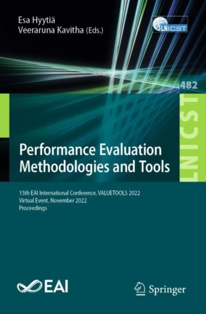 Book cover of: Performance Evaluation Methodologies and Tools. By: Esa Hyytiä