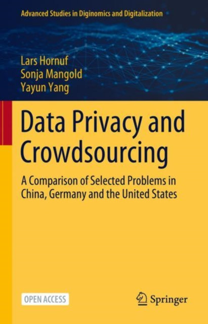 Book cover of: Data Privacy and Crowdsourcing. By: Lars Hornuf