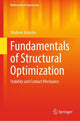 Book cover of: Fundamentals of Structural Optimization. By: Vladimir Kobelev