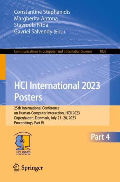 Book cover of: HCI International 2023 Posters. By: Constantine Stephanidis